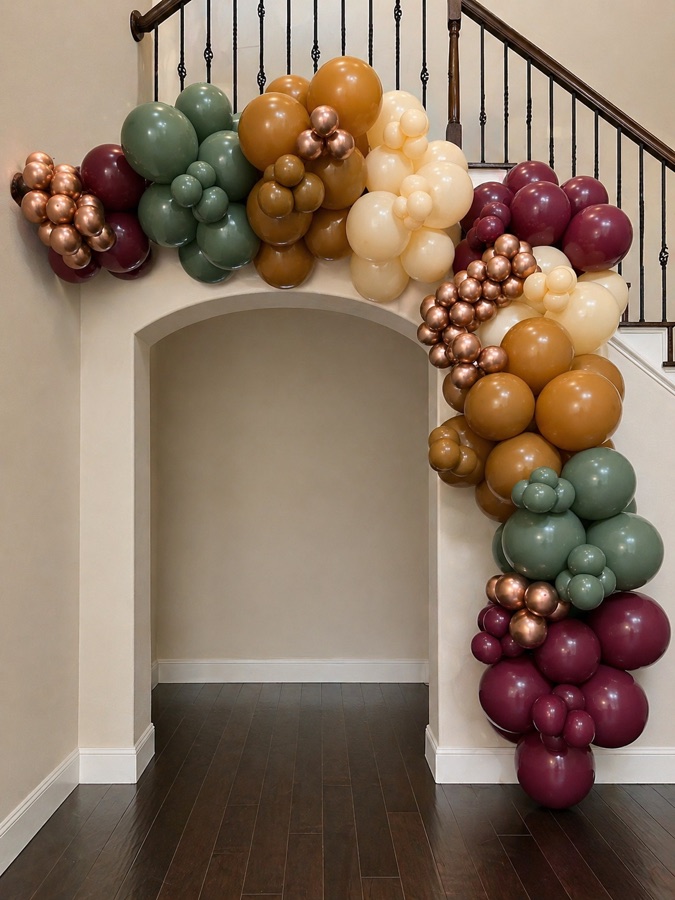 Balloon garland example